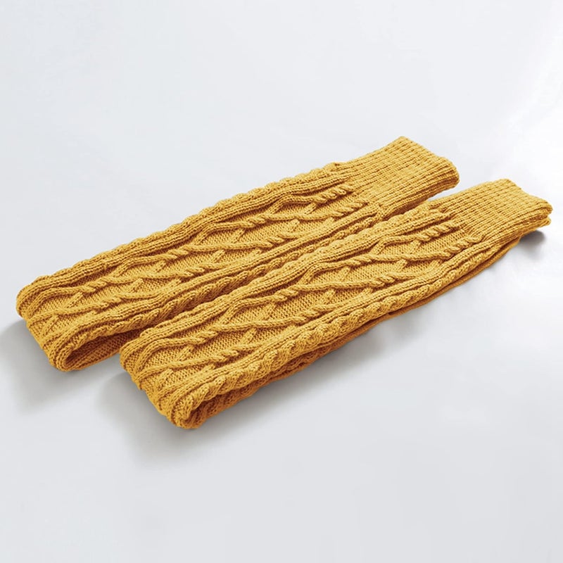 SherryDC Women's Cable Knit Thigh High Boot Socks Extra Long Winter Stockings Leg Warmers - Image 4